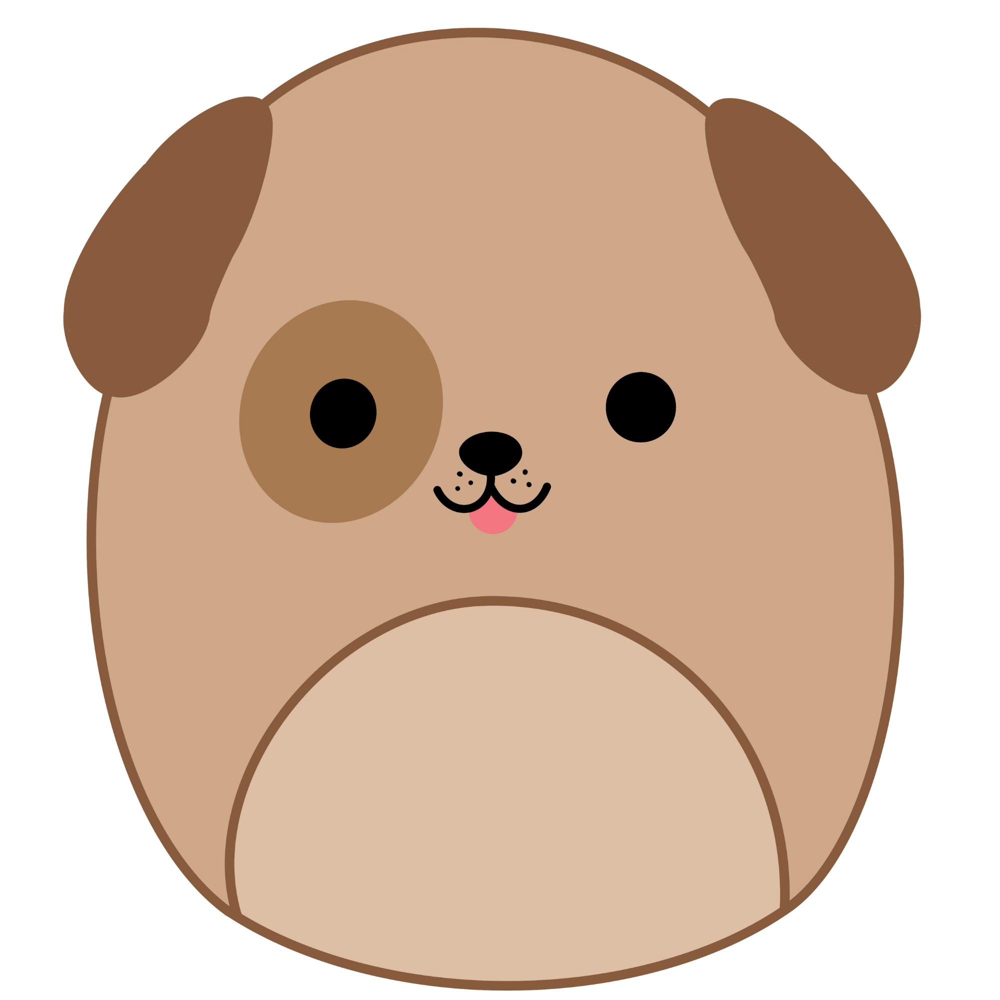 Puppy Dog Kawaii Plushie Cross-Stitch Pattern